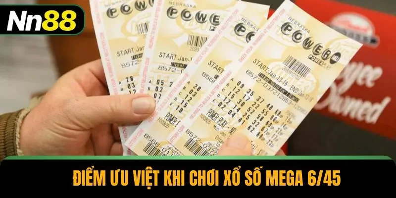 Điểm ưu việt khi chơi xổ số Mega 6/45